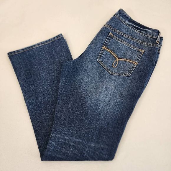 American Rag Cie Curvy Boot Leg Jeans Women's Blue Size 13R - Picture 1 of 10